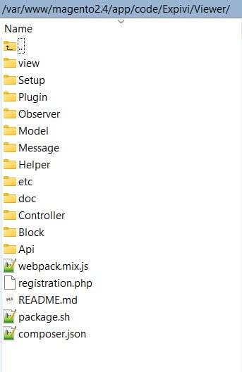 Folder structure